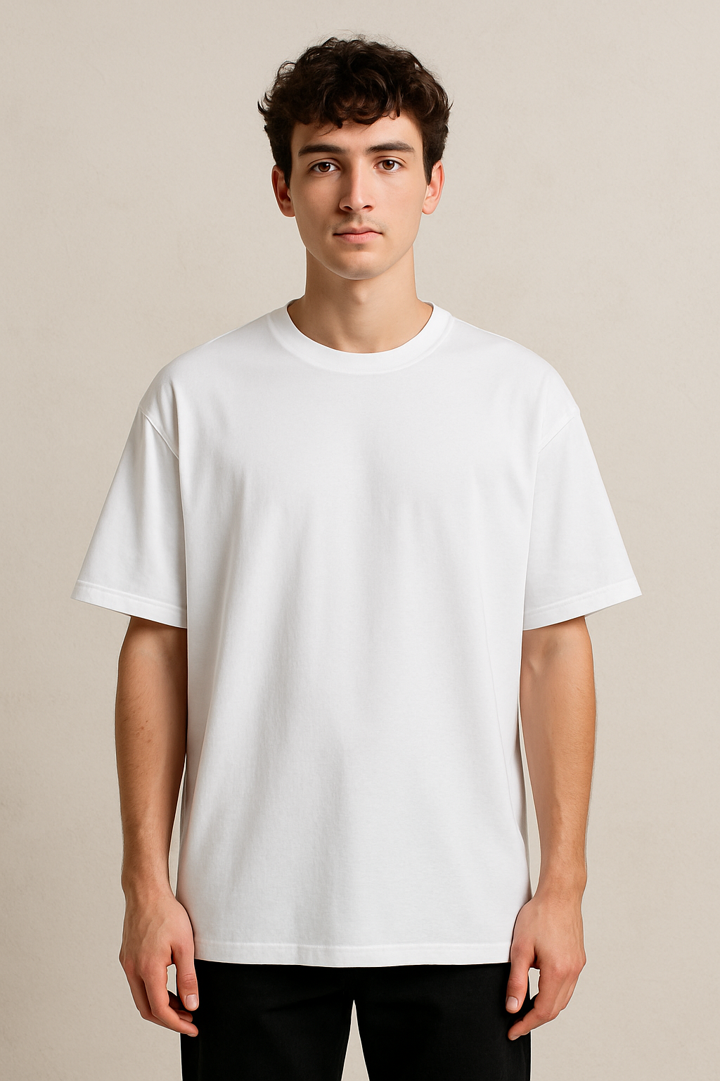 Disturbed Bomb Streetwear Tee – Oversized Fit, French Terry Cotton