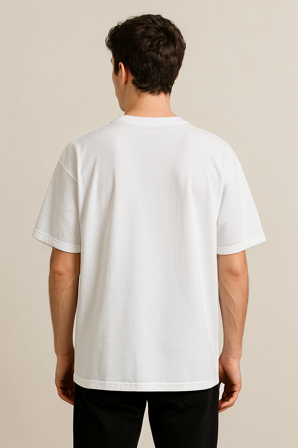 Trisoul Signature Oversized T-Shirt – Minimalist Streetwear in French Terry Cotton